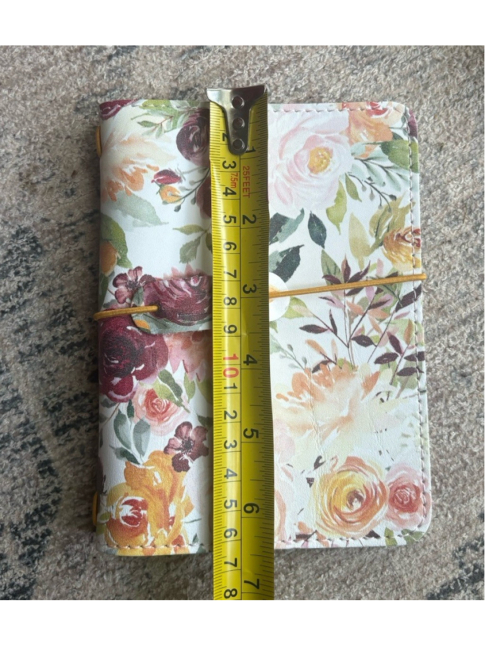 Foxy Fix Limited Edition Floral Personal Size Traveler’s Notebook Cover 4.5x6.5” - Picture 6 of 7